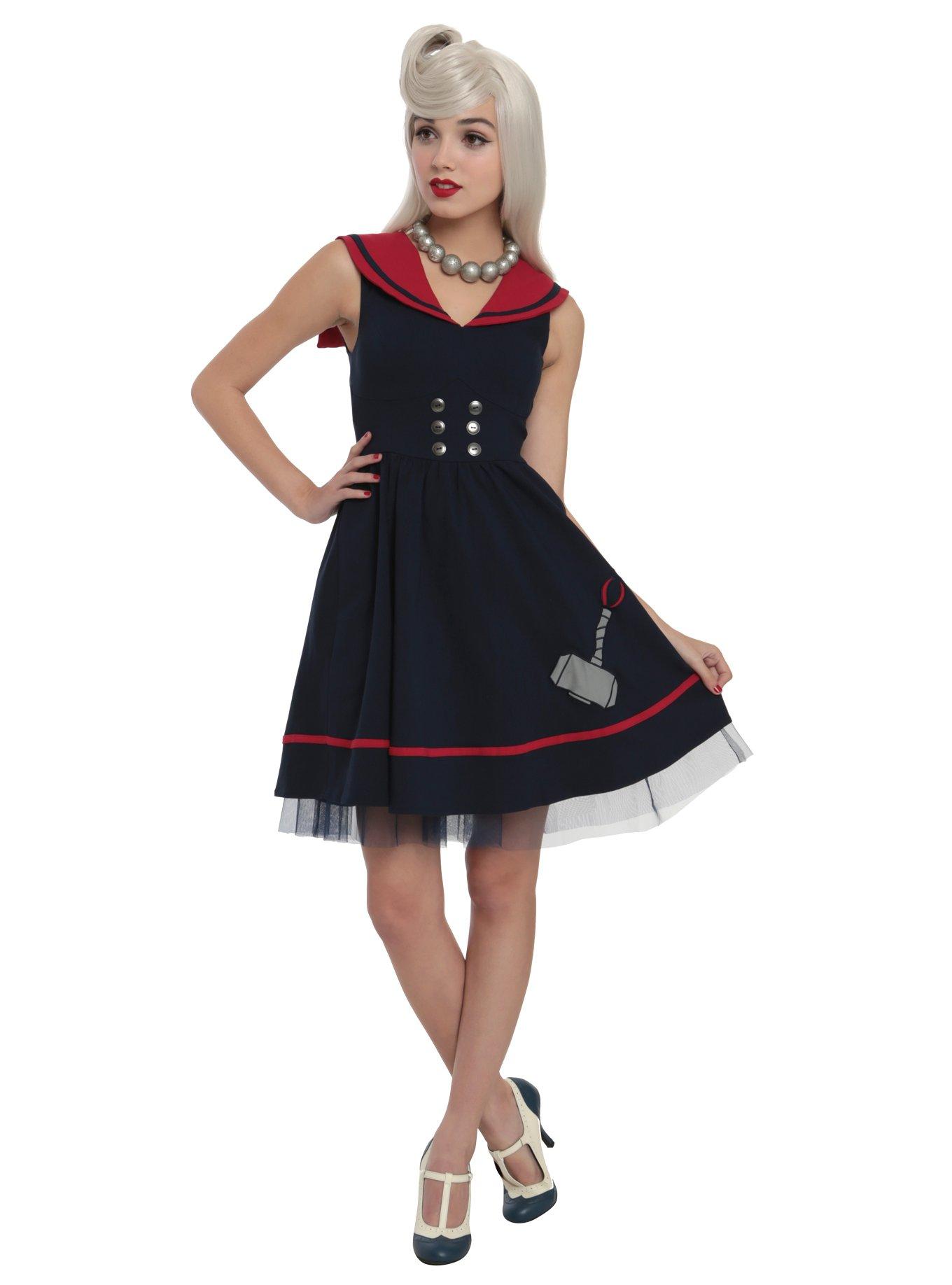 Marvel Her Universe Thor Sailor Dress, , alternate