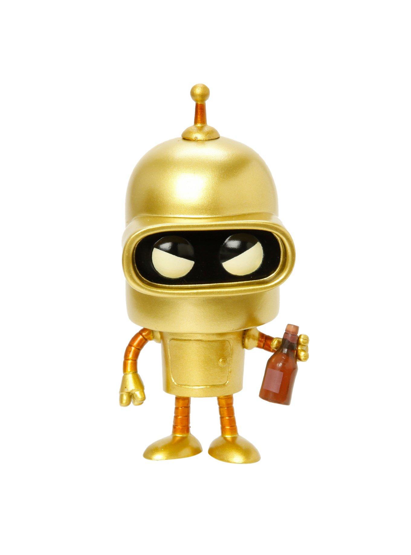 Funko Futurama Pop! Animation Gold Bender Vinyl Figure 2015 Summer Convention Exclusive, , alternate