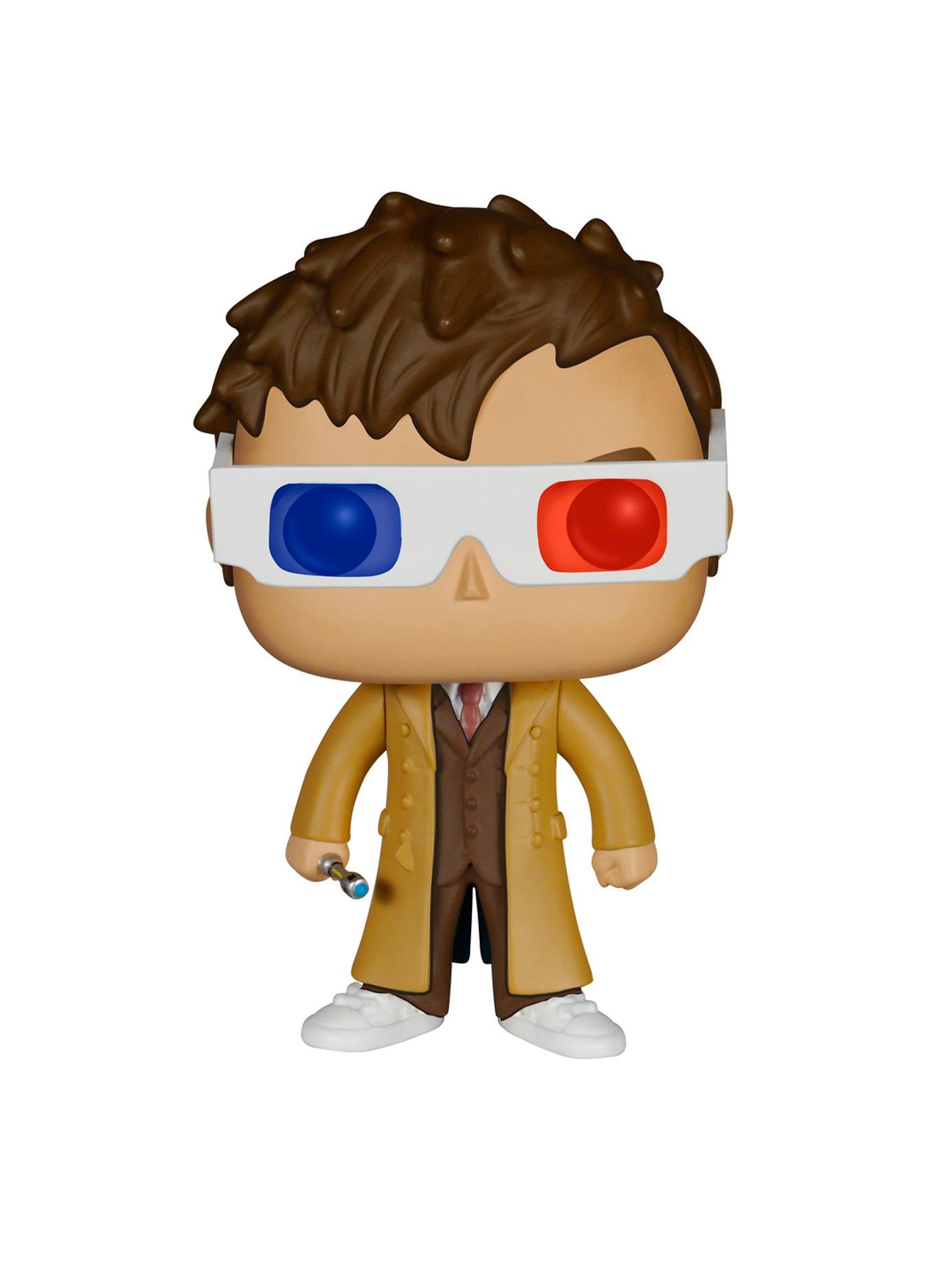 Funko Doctor Who Pop! Television Tenth Doctor (3D Glasses) Vinyl Figure Hot Topic Exclusive, , alternate