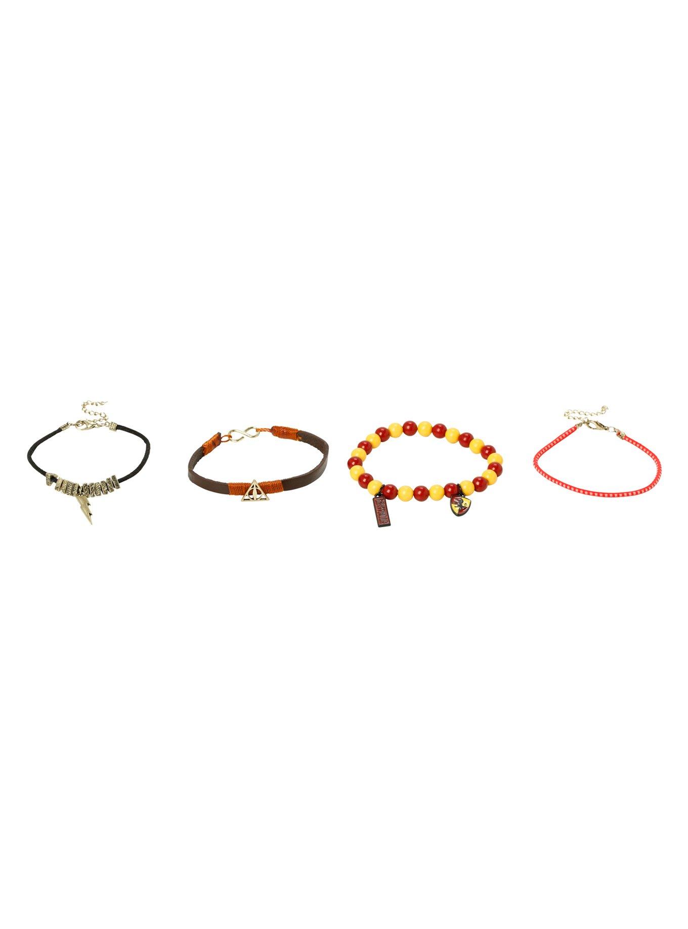 Harry Potter Gryffindor Bracelet 4 Pack, , alternate