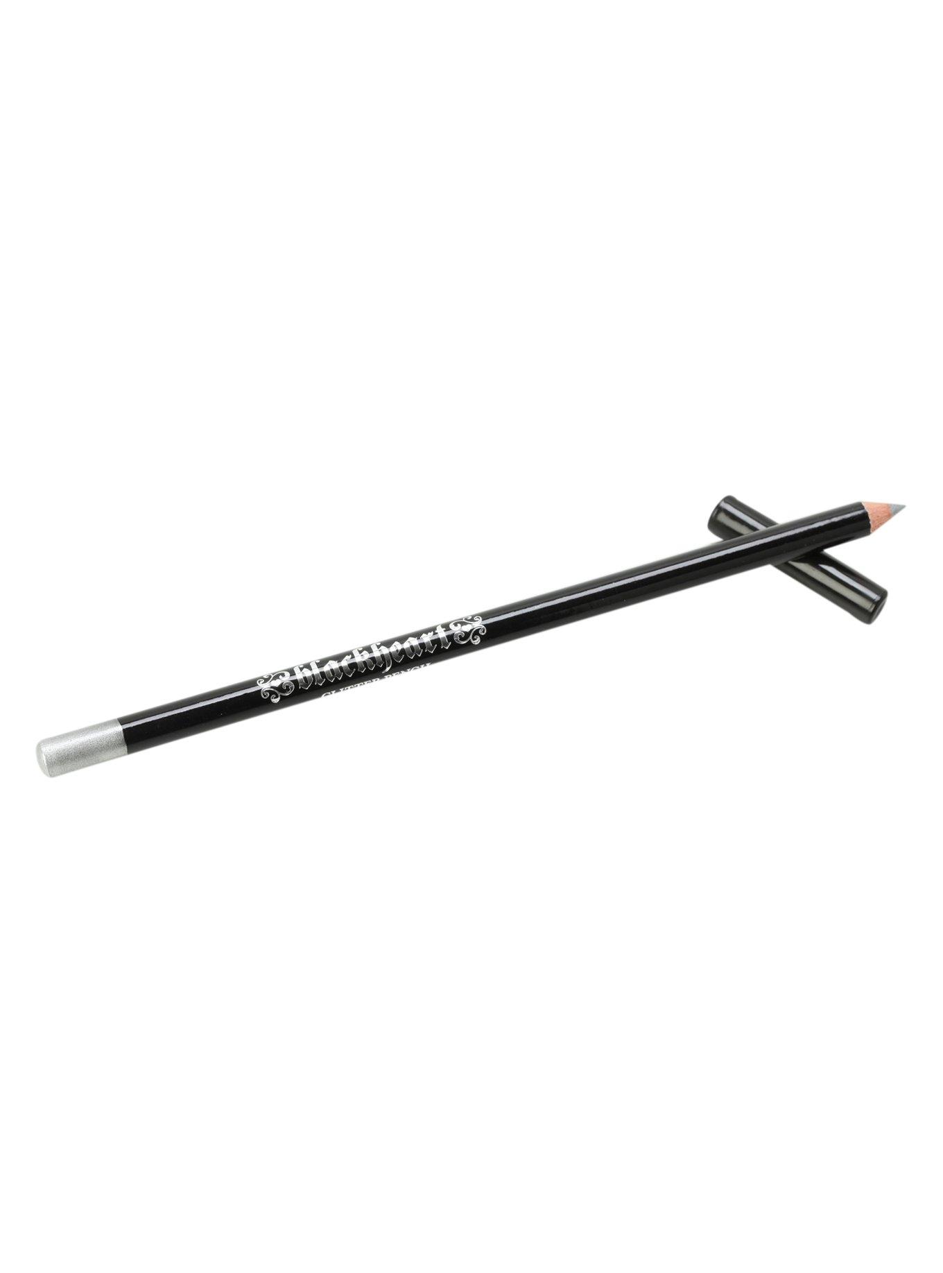 Blackheart Silver Glitter Eye Pencil, , alternate