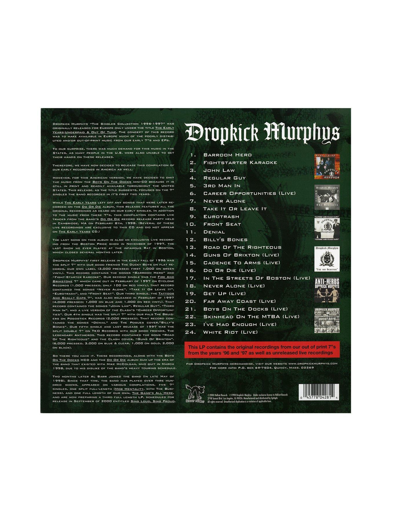 Dropkick Murphys - The Singles Collection  Volume 1 Vinyl LP Hot Topic Exclusive, , alternate