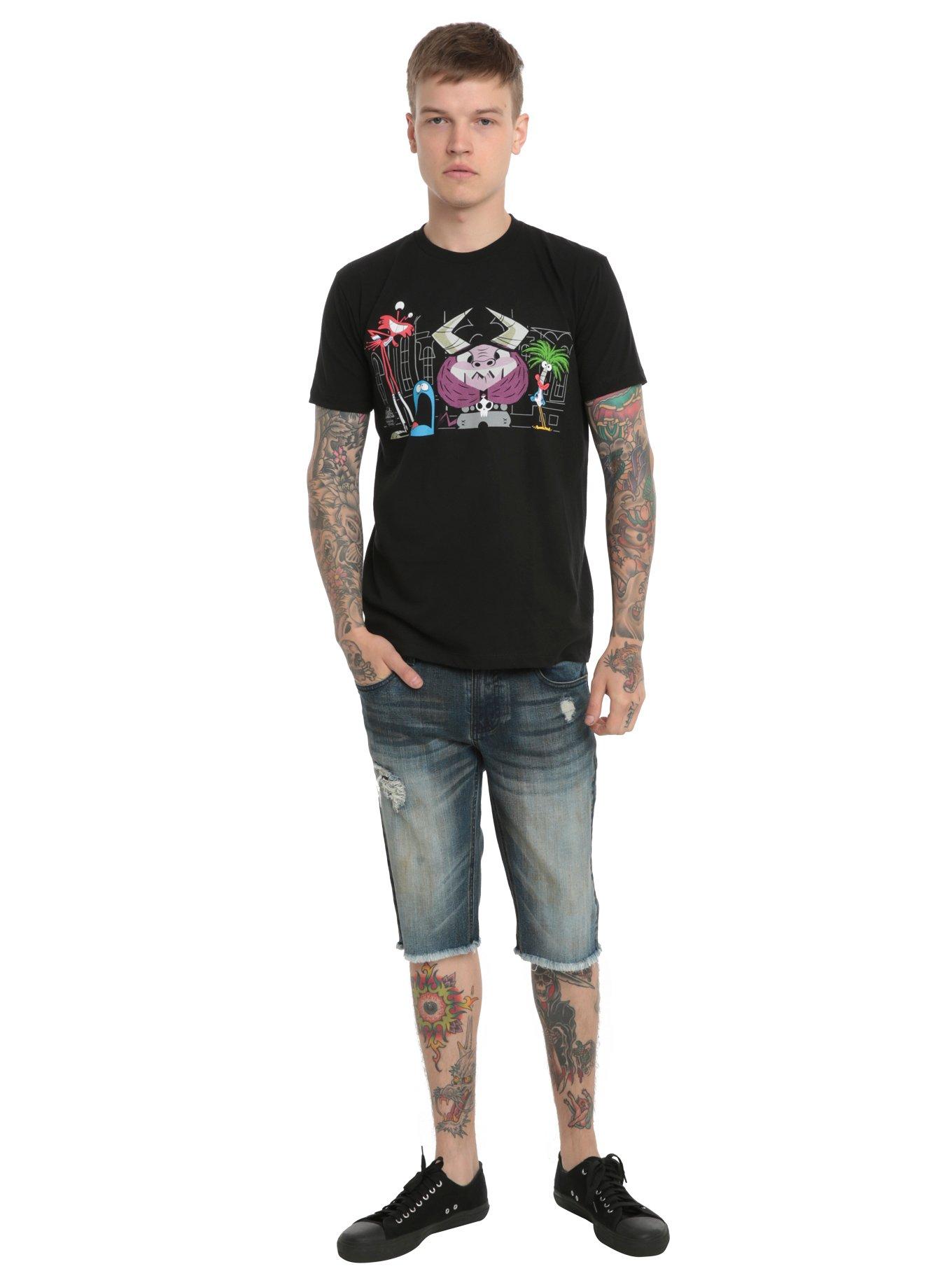 Foster's Home For Imaginary Friends Lineup T-Shirt, BLACK, alternate