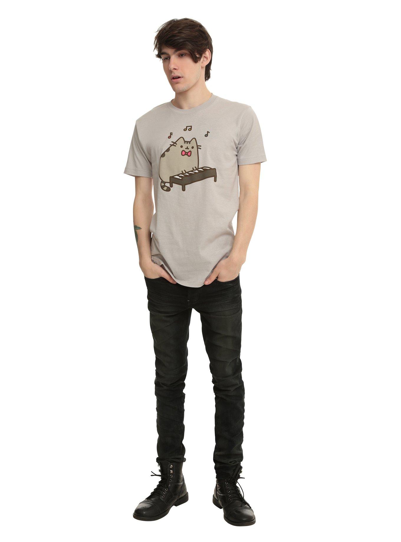 Pusheen Play Keyboard T-Shirt, , alternate