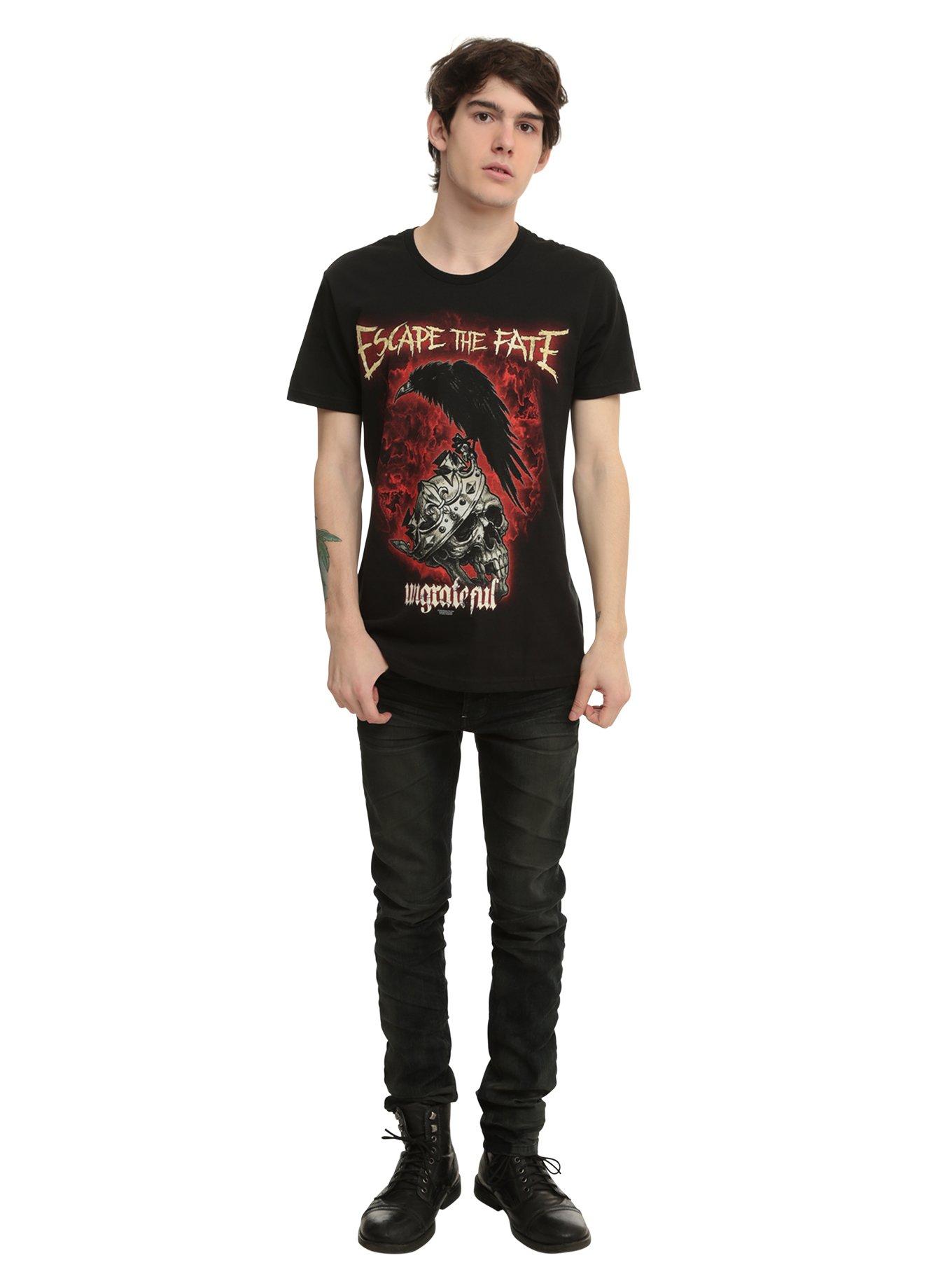 Escape The Fate Ungrateful T-Shirt, BLACK, alternate