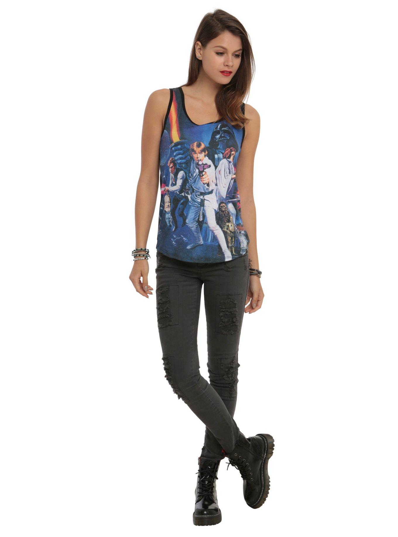 Her Universe Star Wars New Hope Girls Tank Top, , alternate