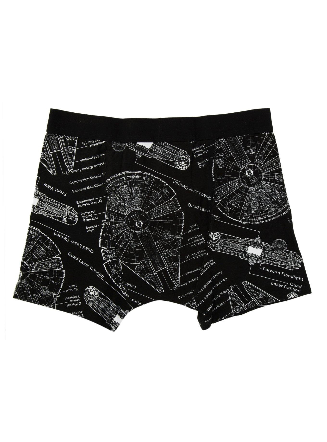 Star Wars Millennium Falcon Boxer Briefs, , alternate