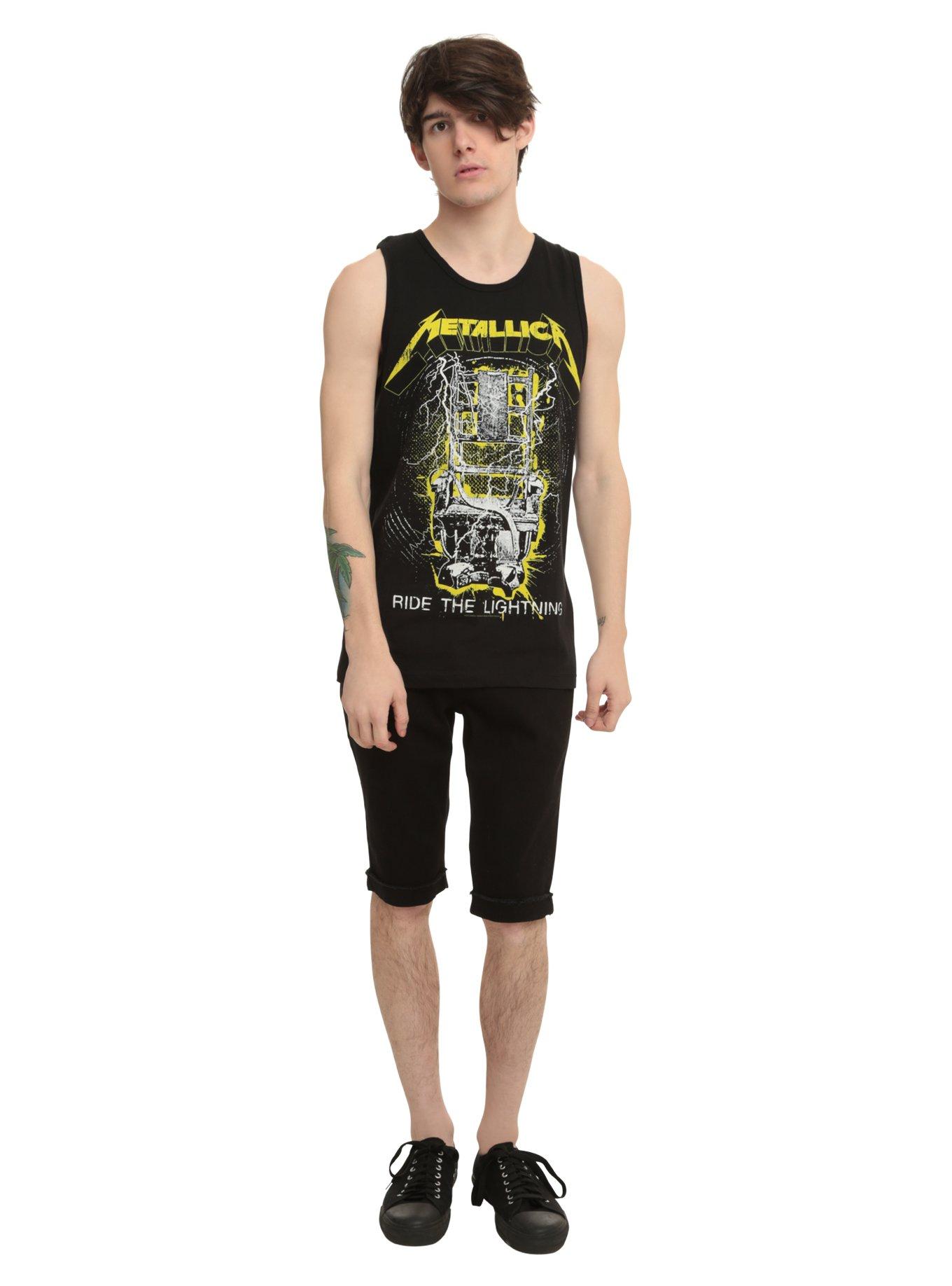 Metallica Ride The Lightning Tank Top, BLACK, alternate