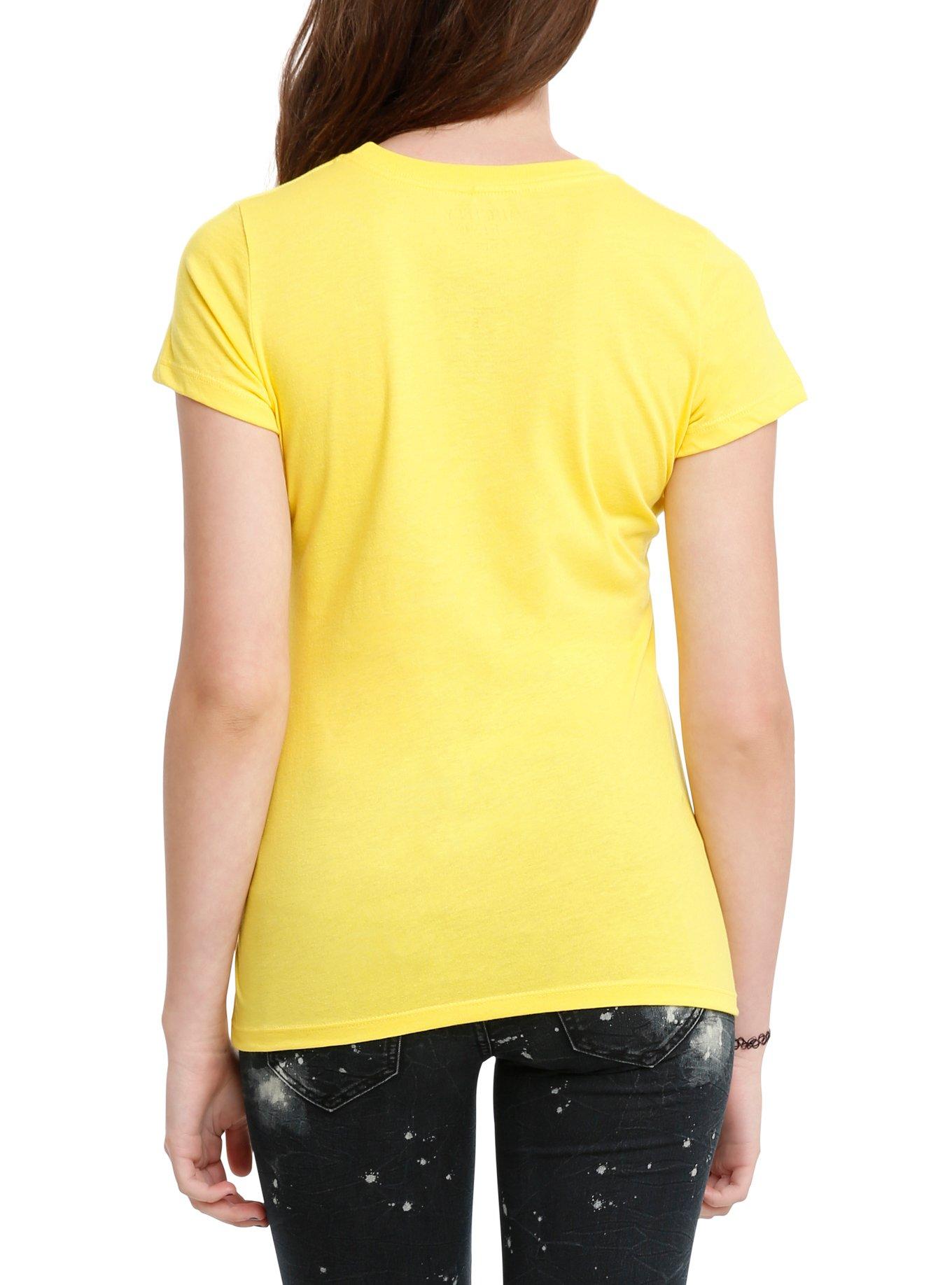 Mighty Morphin Power Rangers Yellow Ranger Cosplay Girls  T-Shirt, , alternate