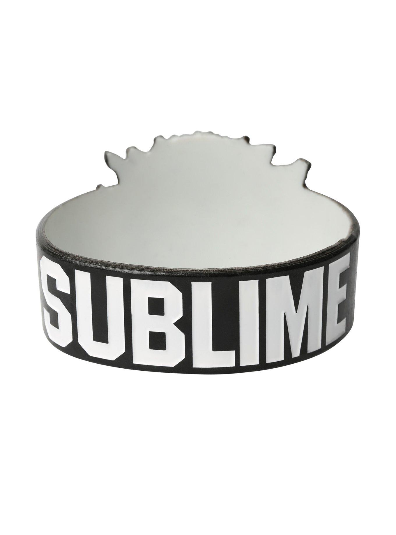 Sublime 1988 Sun Logo Die-Cut Rubber Bracelet, , alternate