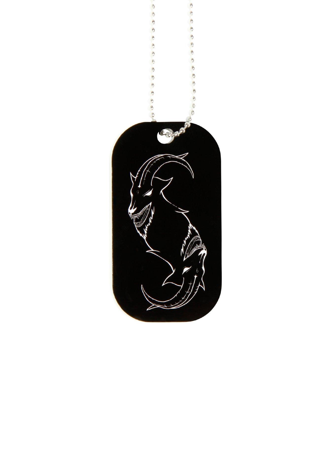 Slipknot Logo Dog Tag Necklace, , alternate