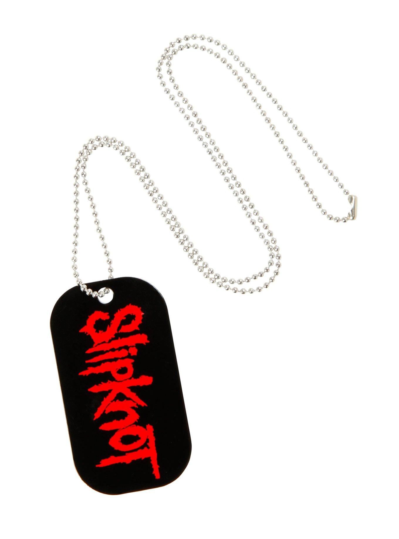 Slipknot Logo Dog Tag Necklace, , alternate
