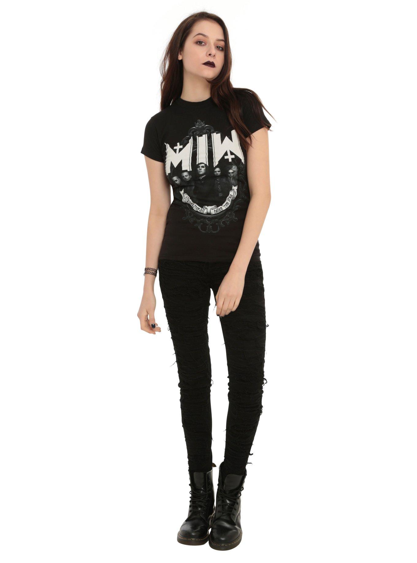 Motionless In White Framed Photo Girls T-Shirt, BLACK, alternate