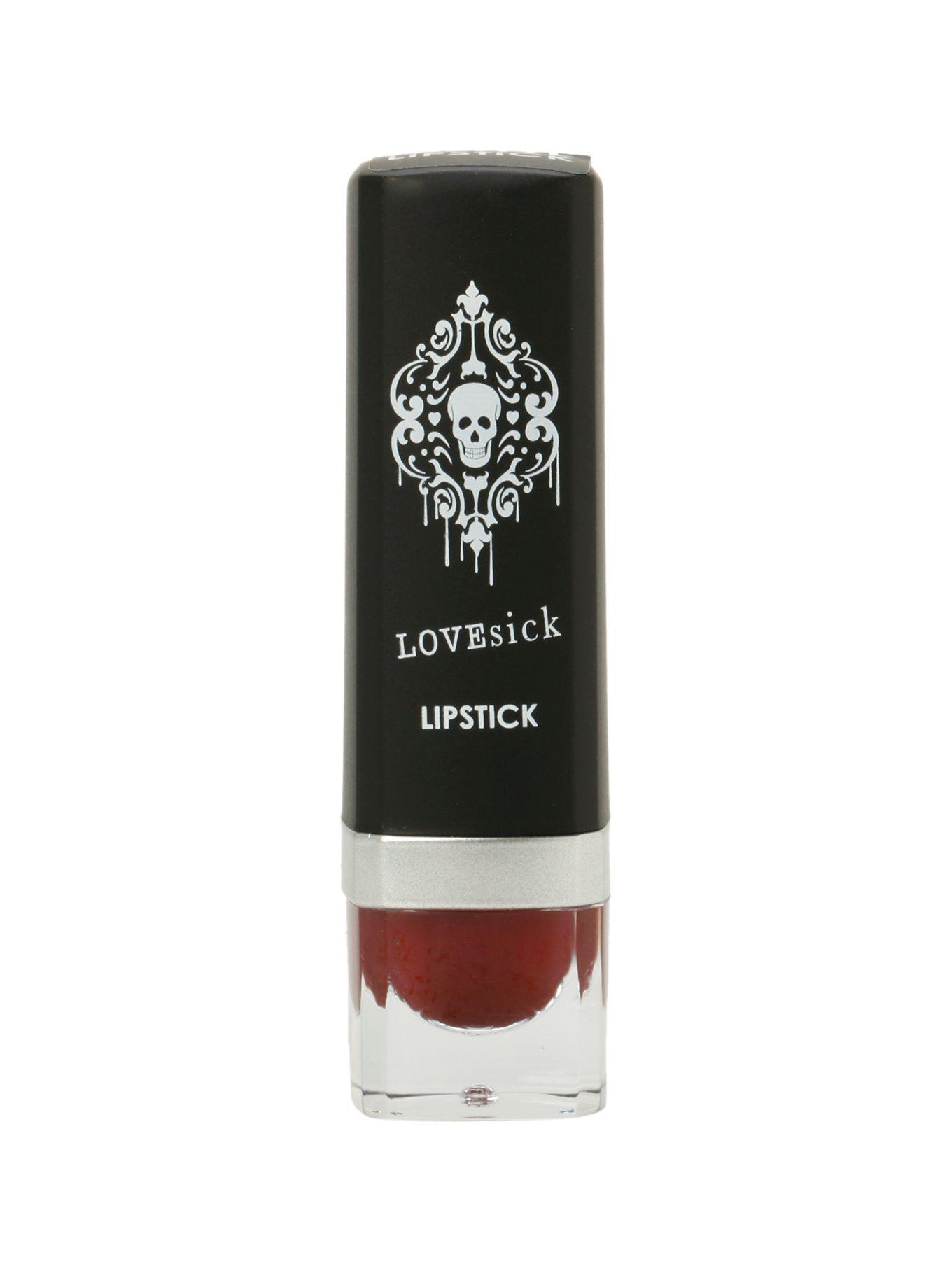 LOVEsick Matte Merlot Lipstick, , alternate