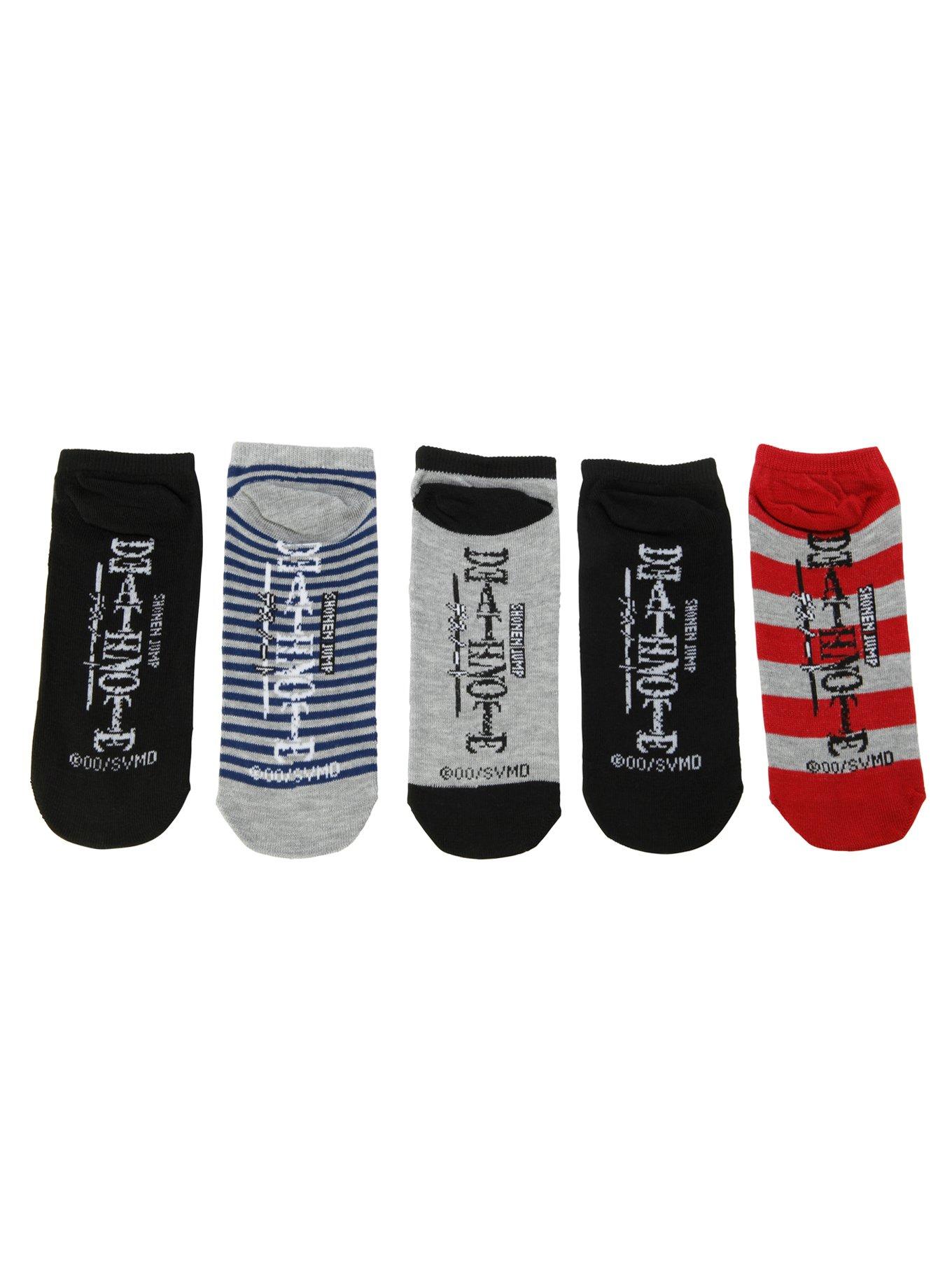 Death Note No-Show Socks 5 Pair, , alternate