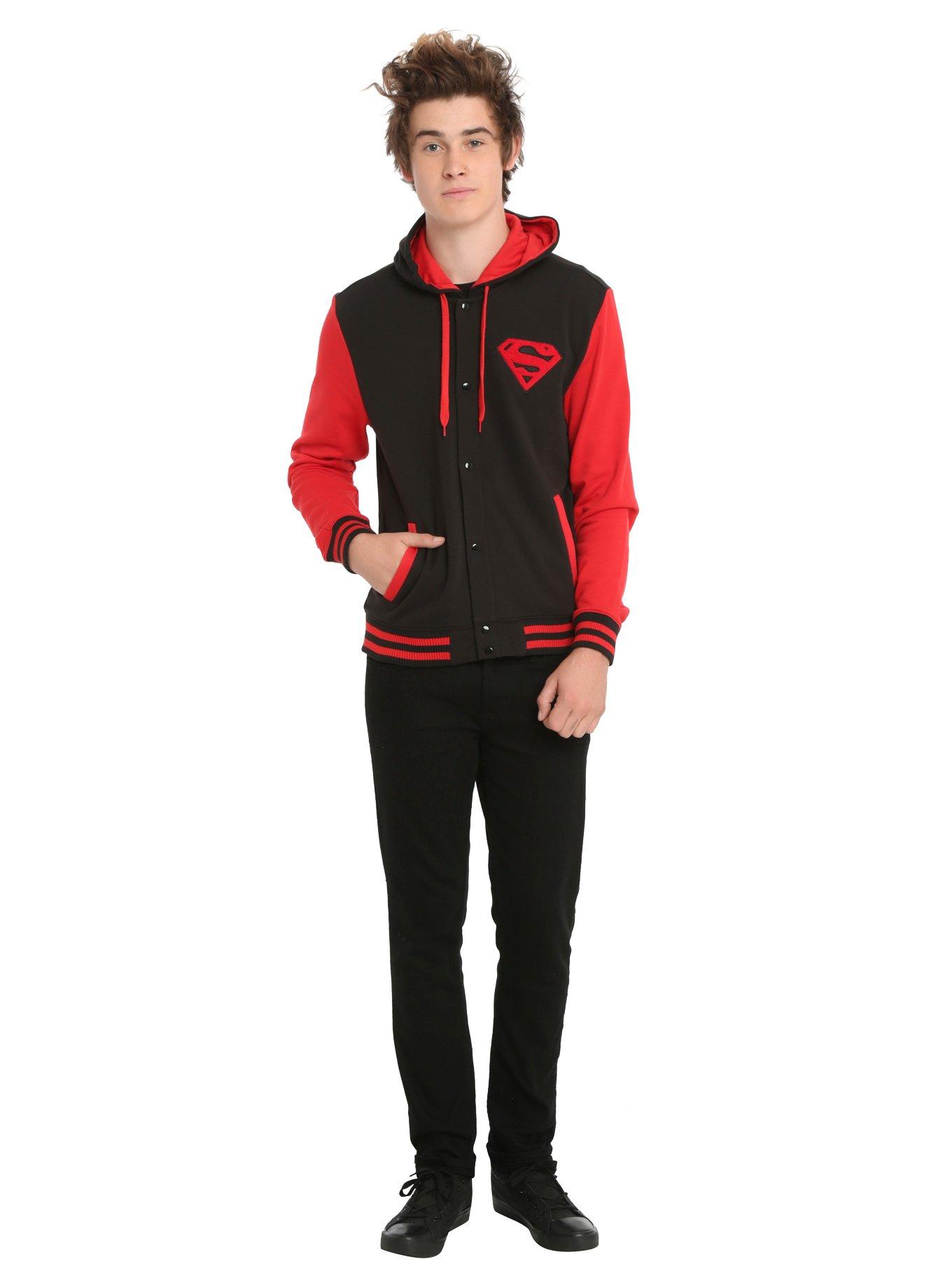 DC Comics Superboy Varsity Hoodie, , alternate