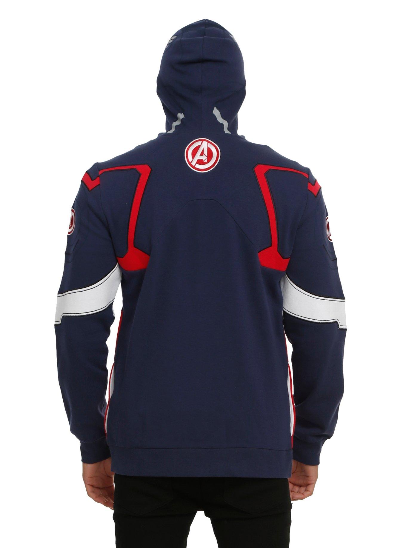 Marvel Universe Captain America Costume Zip Hoodie, , alternate