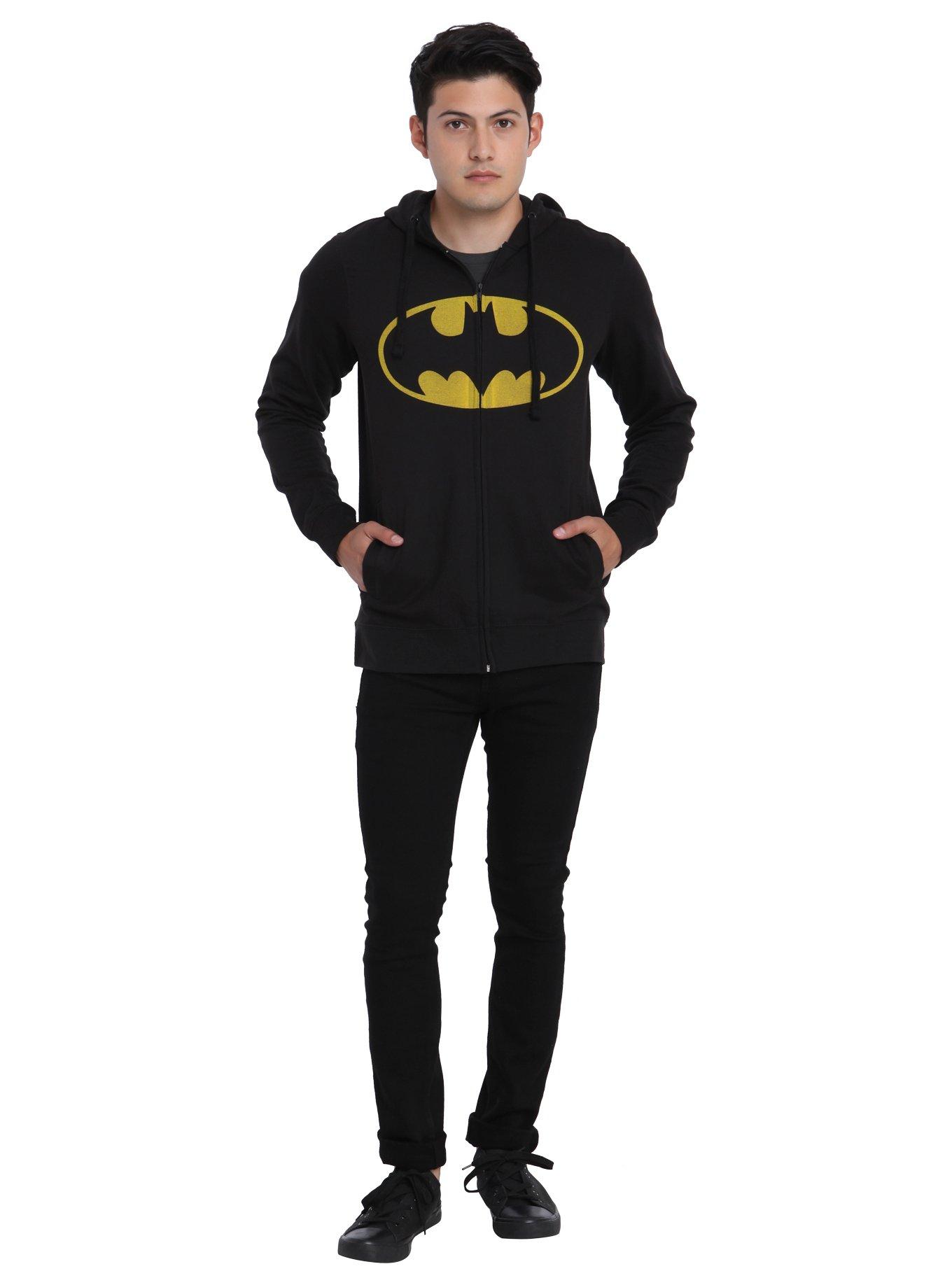 DC Comics Batman Hoodie, BLACK, alternate