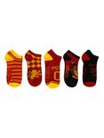 Harry Potter Gryffindor No-Show Socks 5 Pair, , alternate