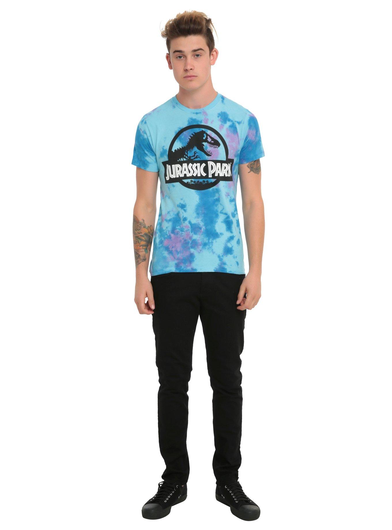 Jurassic Park Tie Dye Logo T-Shirt, , alternate