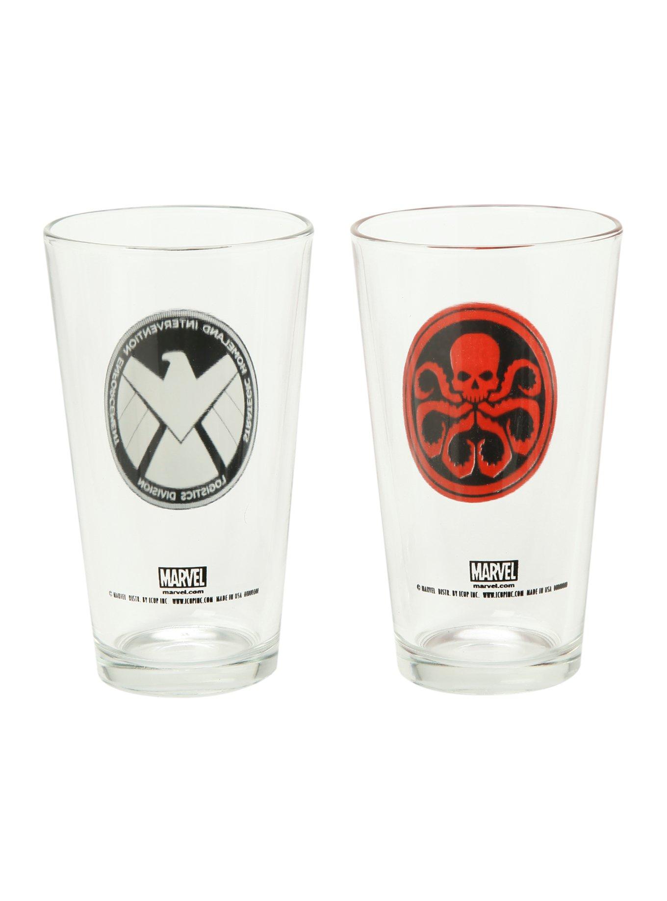 Marvel Agents Of S.H.I.E.L.D. Pint Glasses Set, , alternate