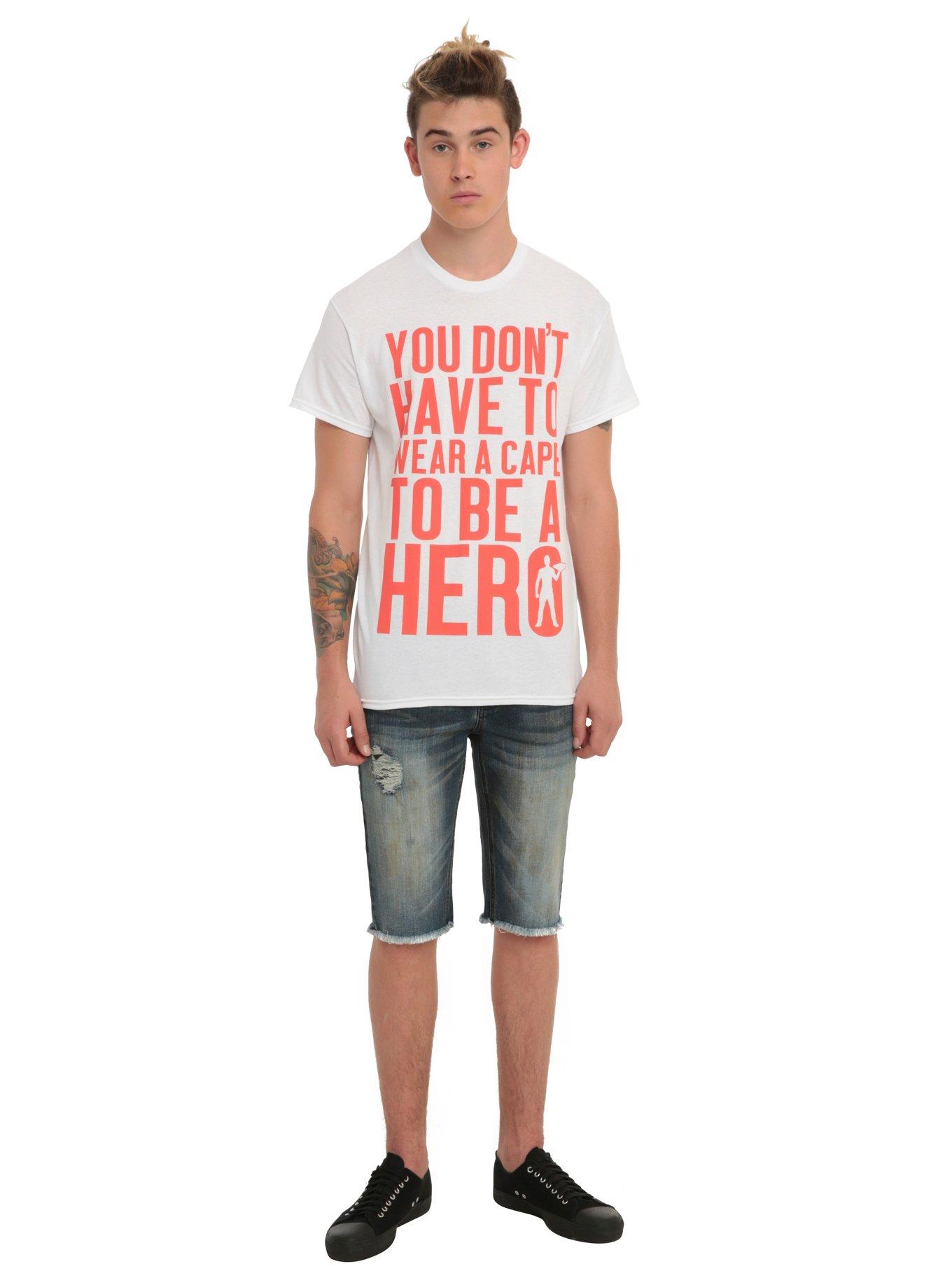 Heroes Don't Need Capes T-Shirt, , alternate