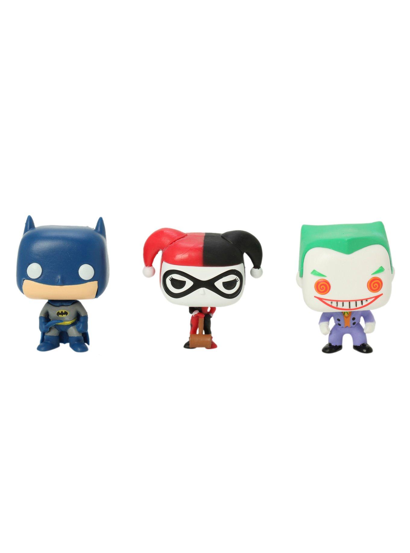 Funko DC Comics Pocket Pop! Batman Harley Quinn & The Joker Set, , alternate