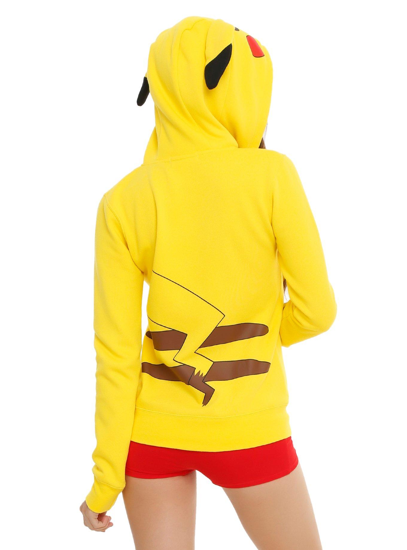 Pokemon Pikachu Cosplay Girls Hoodie, , alternate