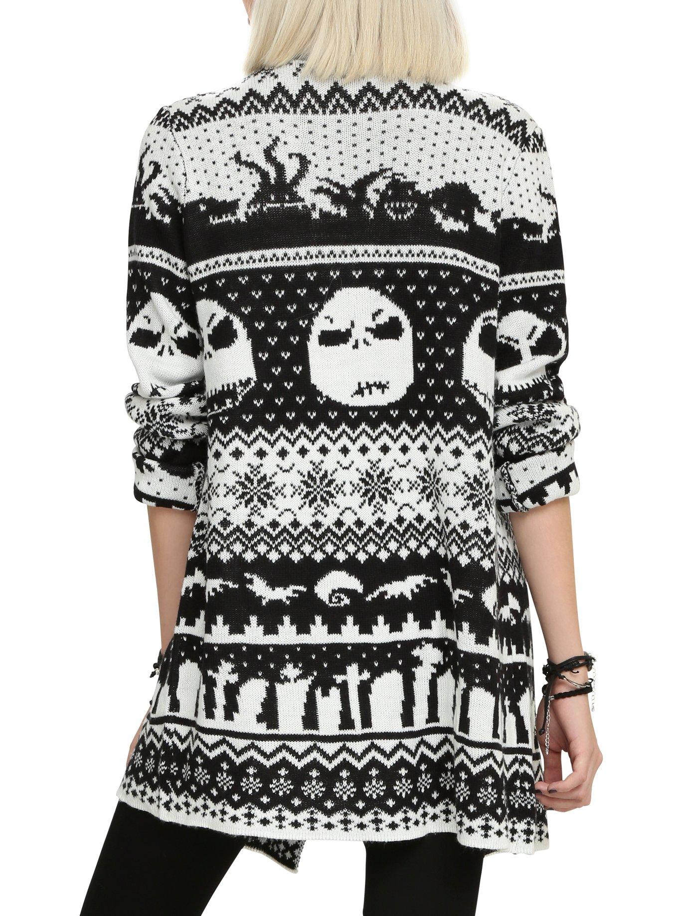 The Nightmare Before Christmas Fair Isle Cardigan, , alternate