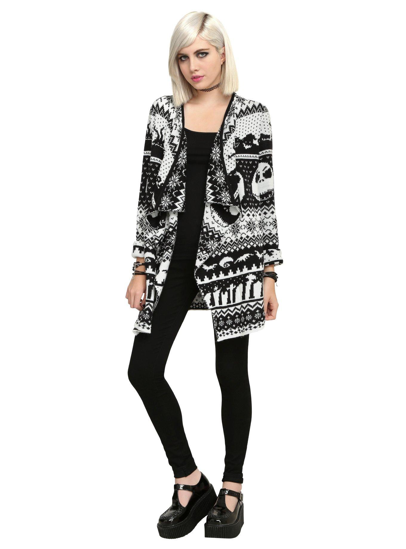 The Nightmare Before Christmas Fair Isle Cardigan, , alternate