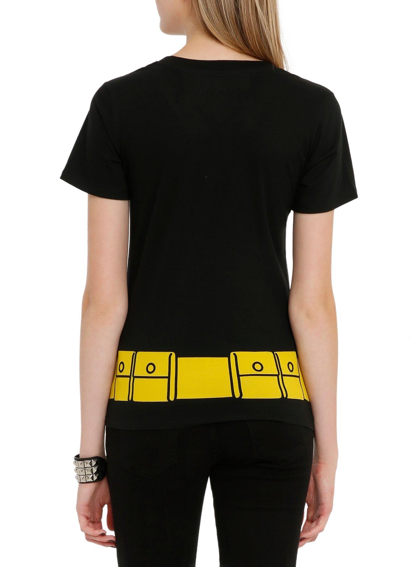 DC Comics Batman Girls Costume T-Shirt, BLACK, alternate