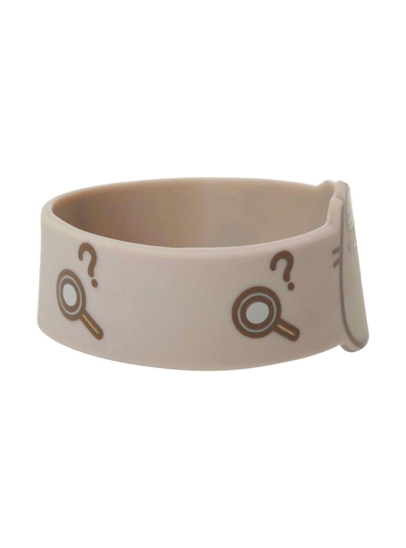 Pusheen Detective Die-Cut Rubber Bracelet, , alternate
