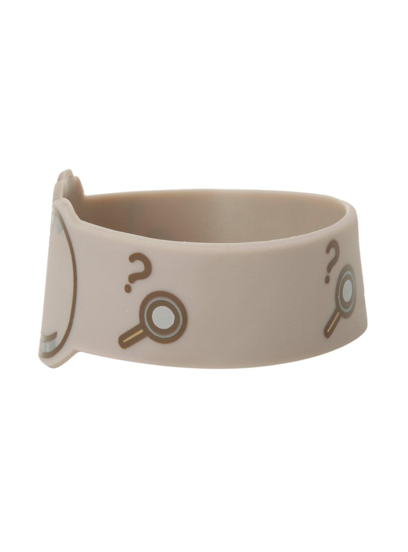 Pusheen Detective Die-Cut Rubber Bracelet, , alternate