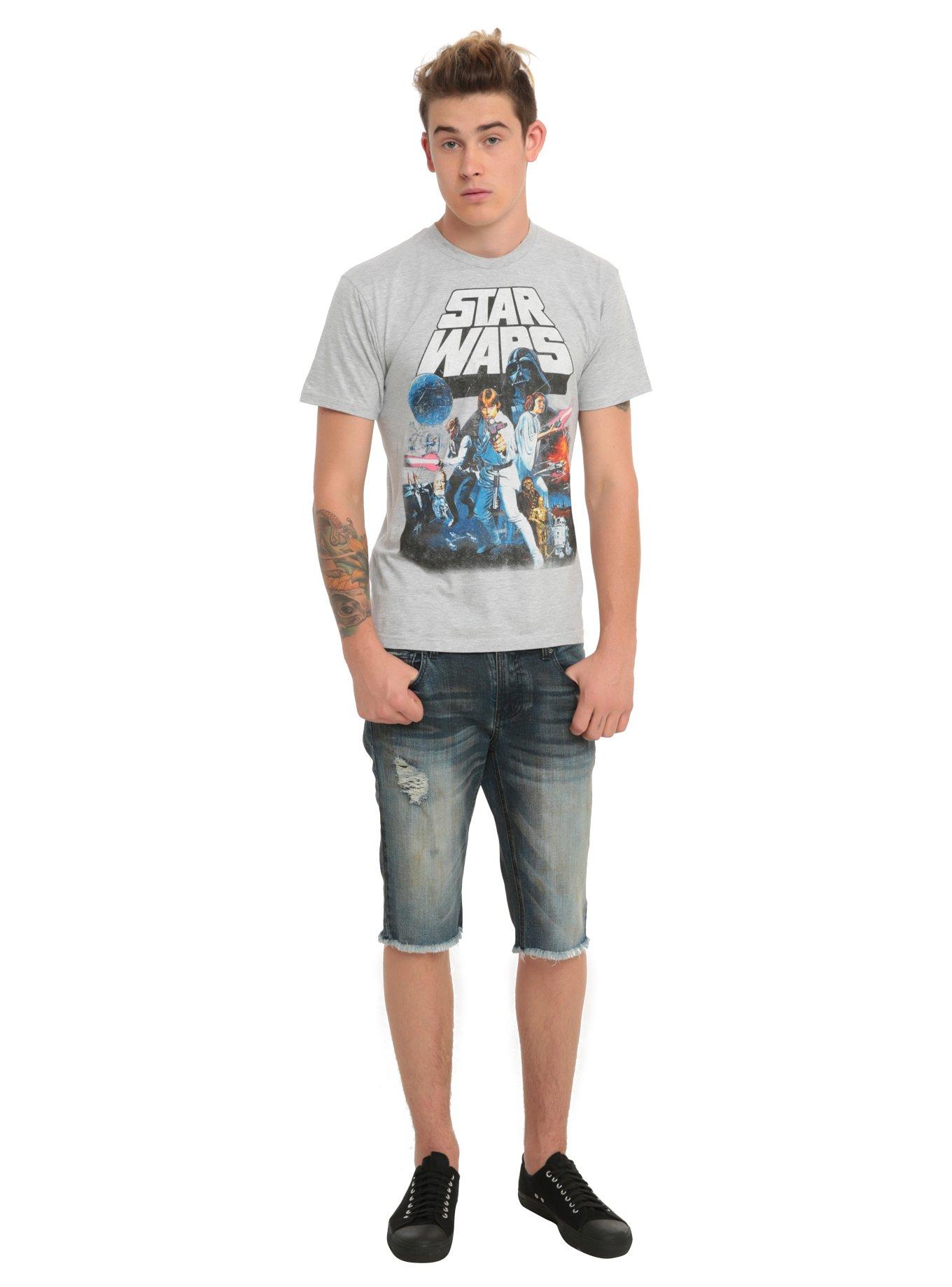 Star Wars Poster T-Shirt, , alternate
