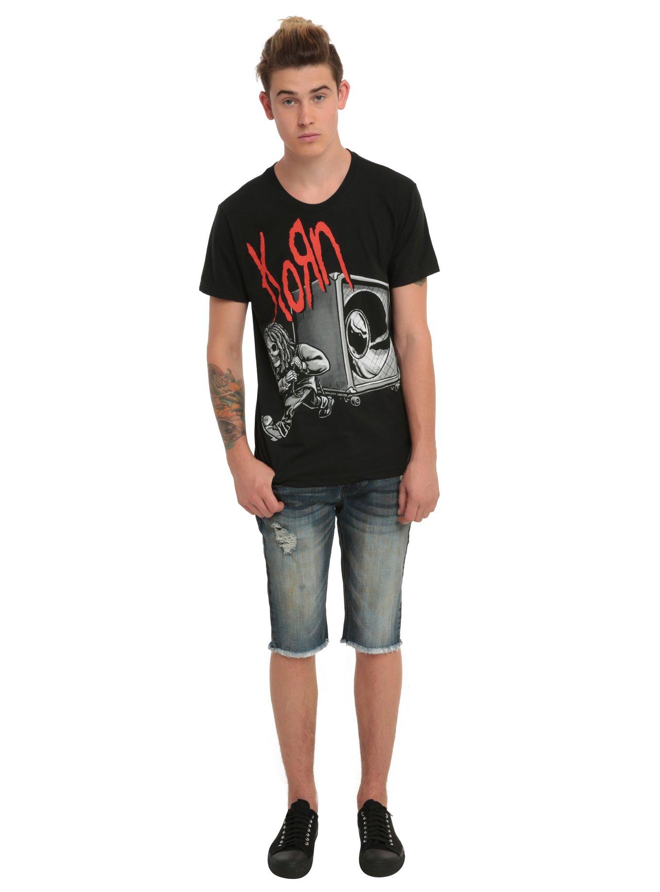 Korn Speaker Guy T-Shirt, BLACK, alternate