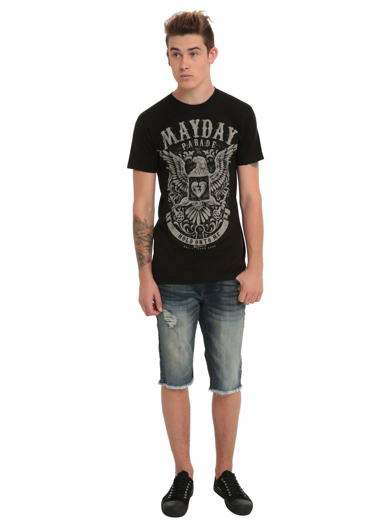 Mayday Parade Hold Onto Me T-Shirt, BLACK, alternate