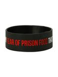 Fear Of Prison Food Rubber Bracelet, , alternate