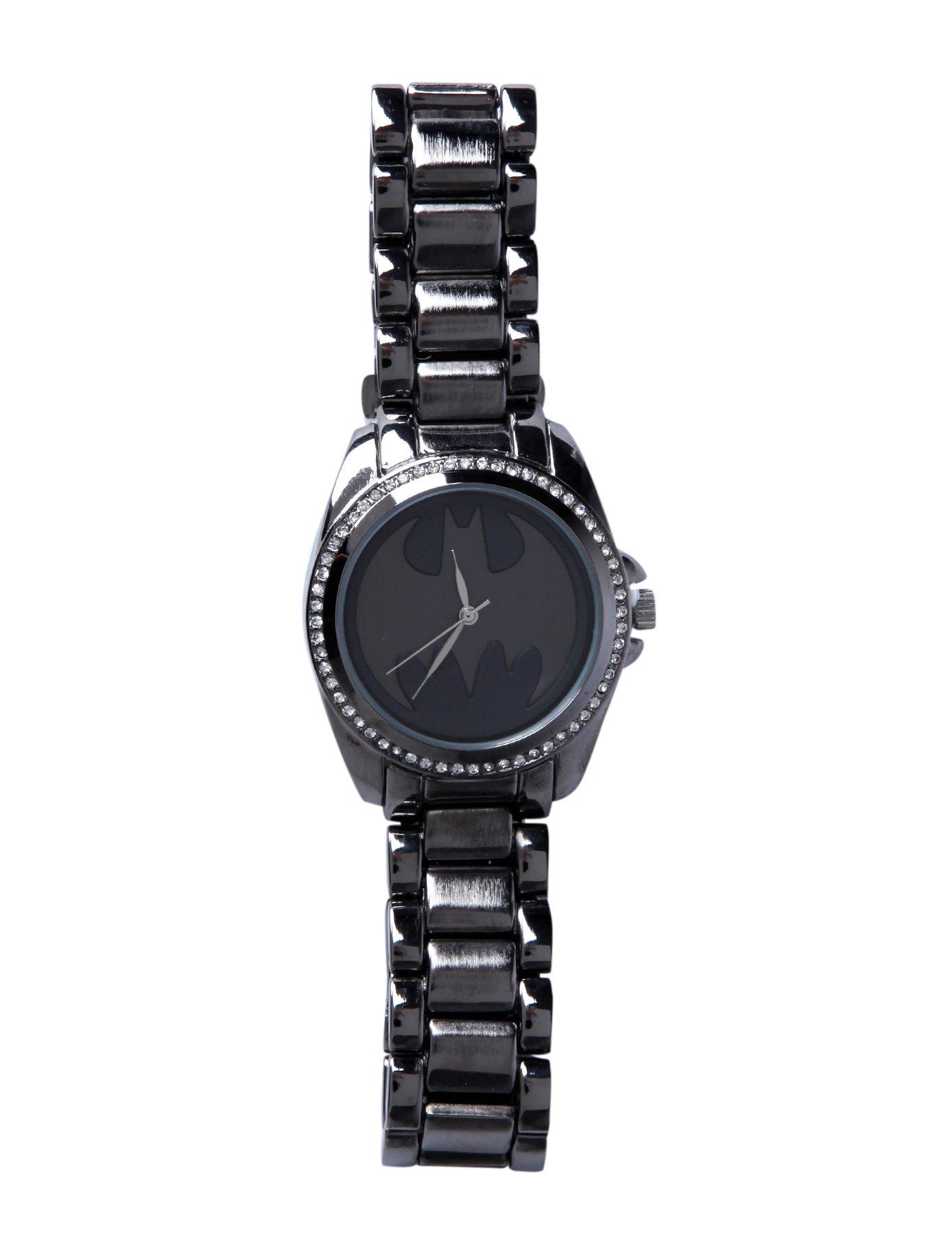 DC Comics Batman Logo Bling Girls Watch, , alternate