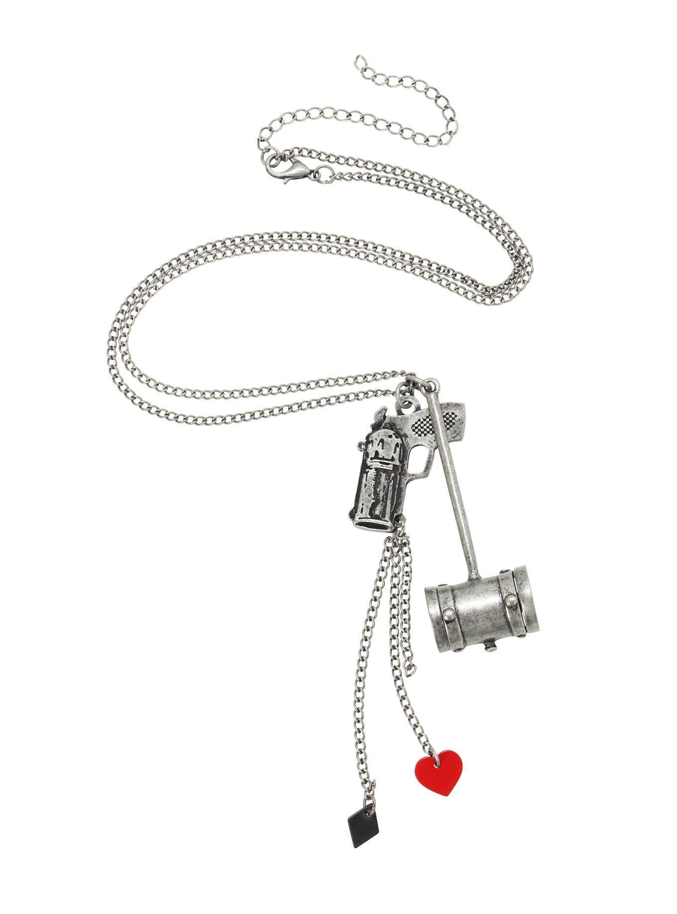 DC Comics Harley Quinn Hammer Necklace, , alternate