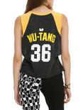 Wu-Tang Clan 36 Girls Raglan Muscle Top, , alternate