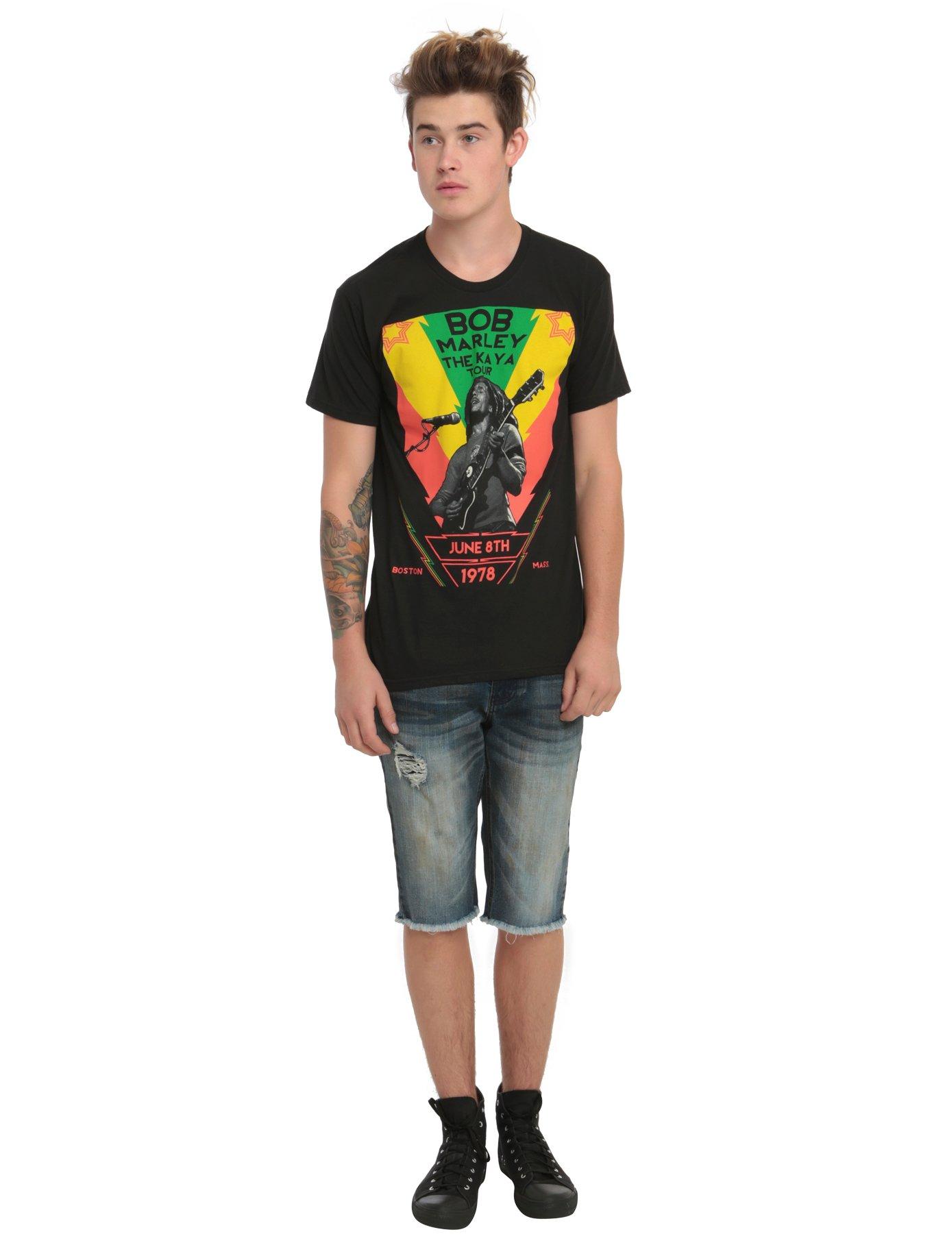 Bob Marley Kaya Tour T-Shirt, BLACK, alternate