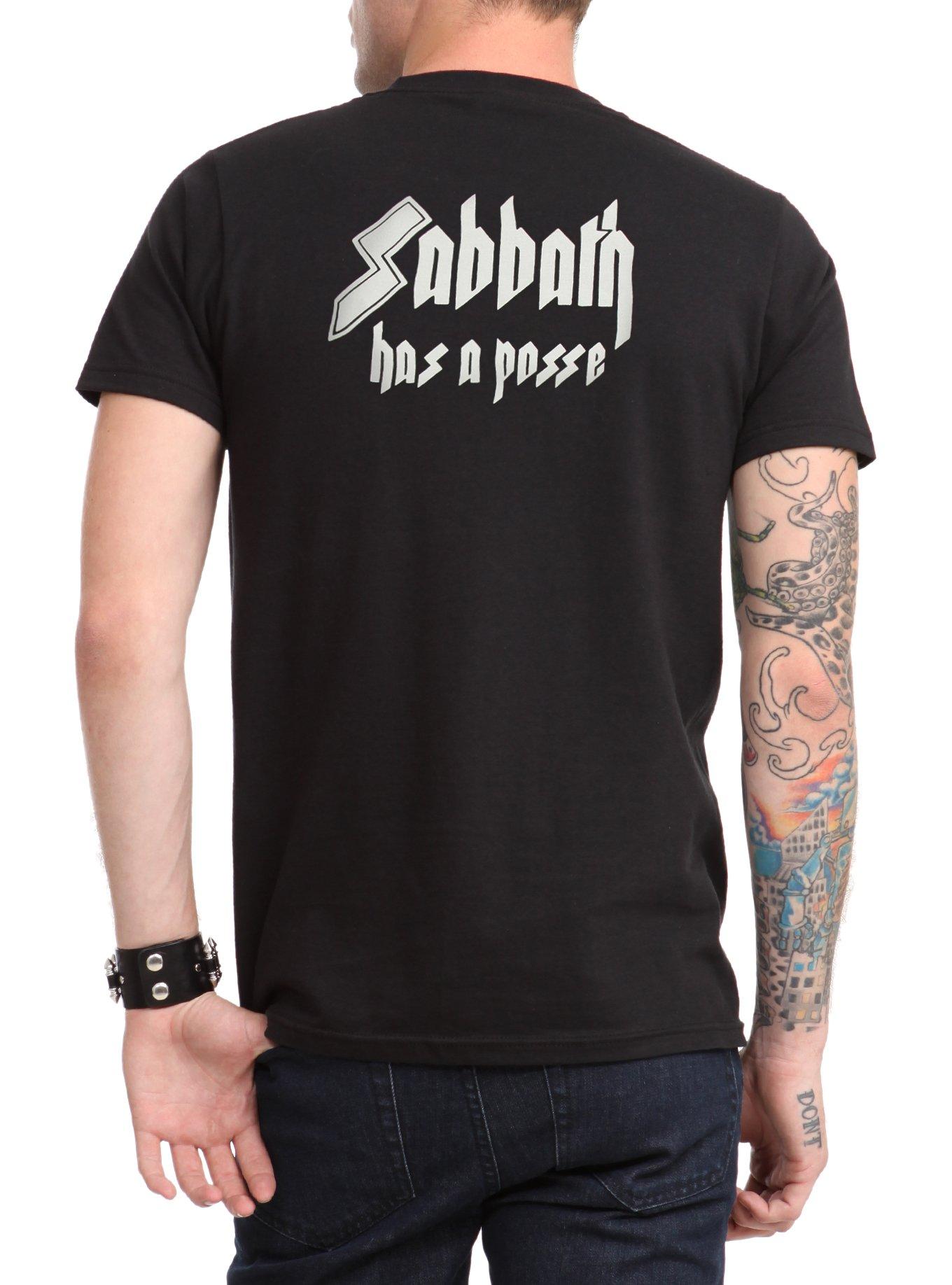 Black Sabbath Has A Posse T-Shirt, BLACK, alternate