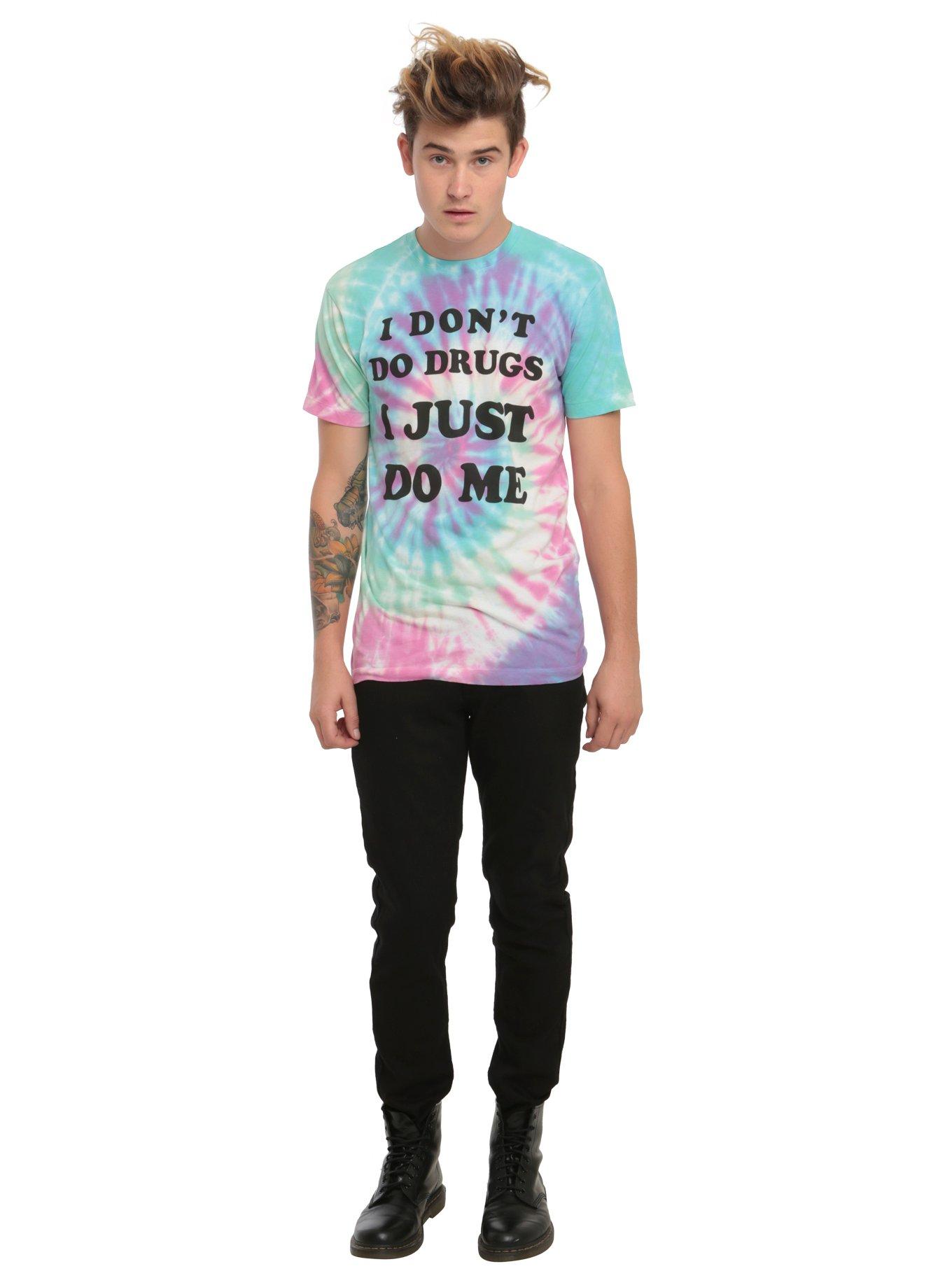 I Don't Do Drugs Tie Dye T-Shirt, , alternate