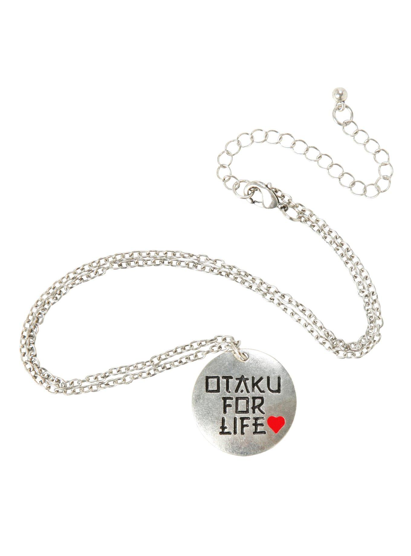 LOVEsick Otaku For Life Necklace, , alternate