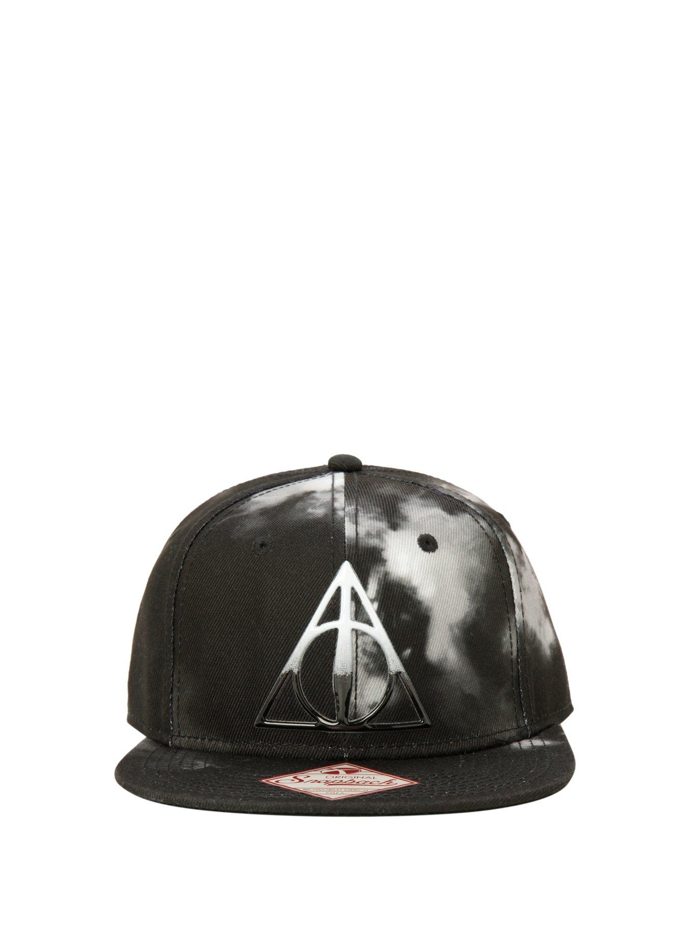 Harry Potter Deathly Hallows Clouds Snapback Hat, , alternate