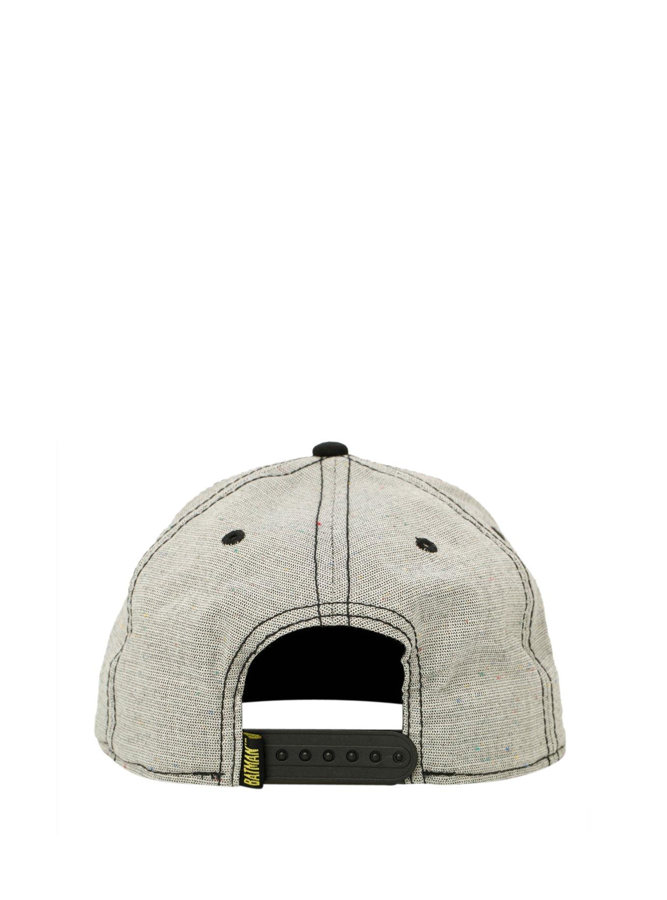 DC Comics Batman Speckled Snapback Hat, , alternate