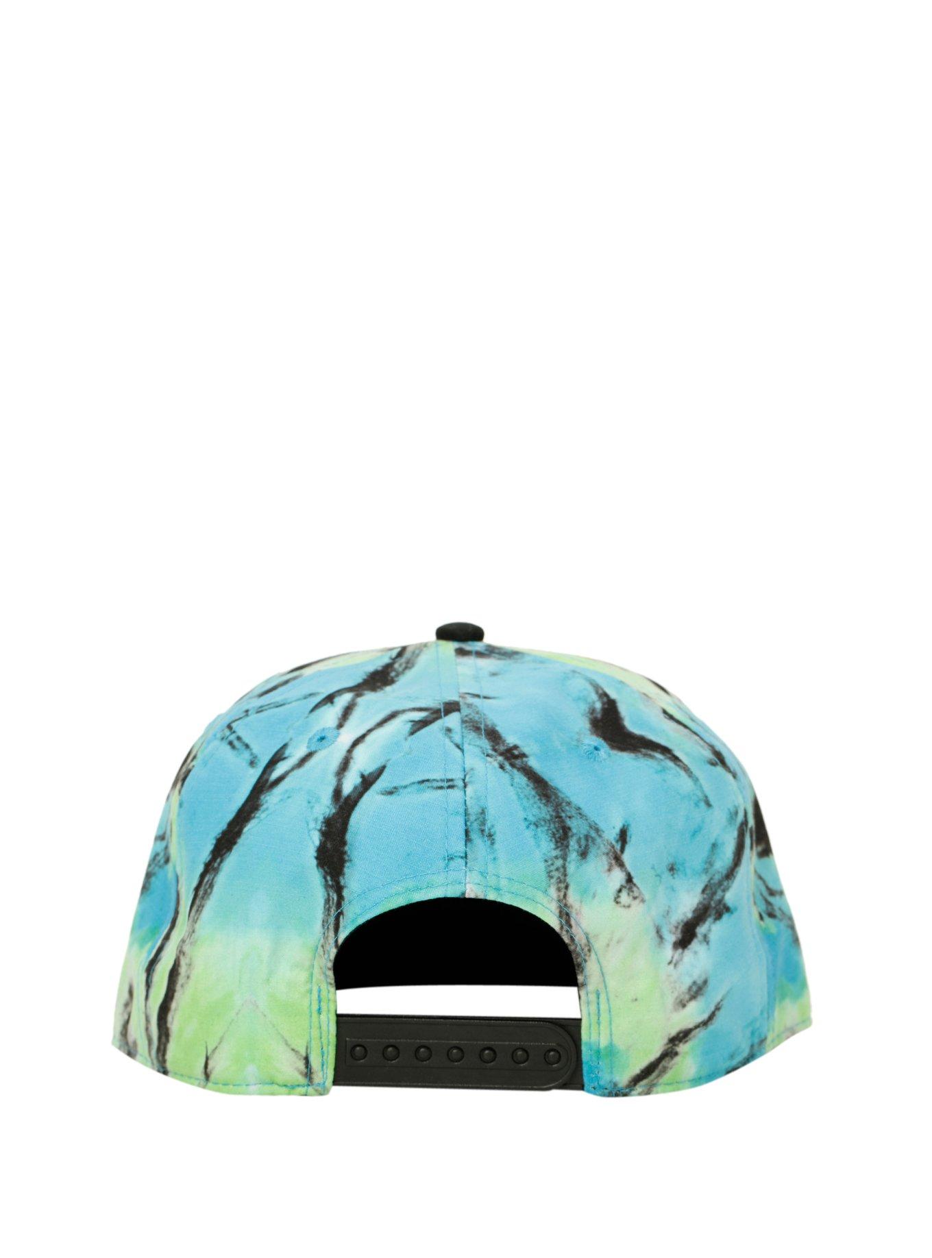 No Rigrets Tie Dye Snapback Hat, , alternate