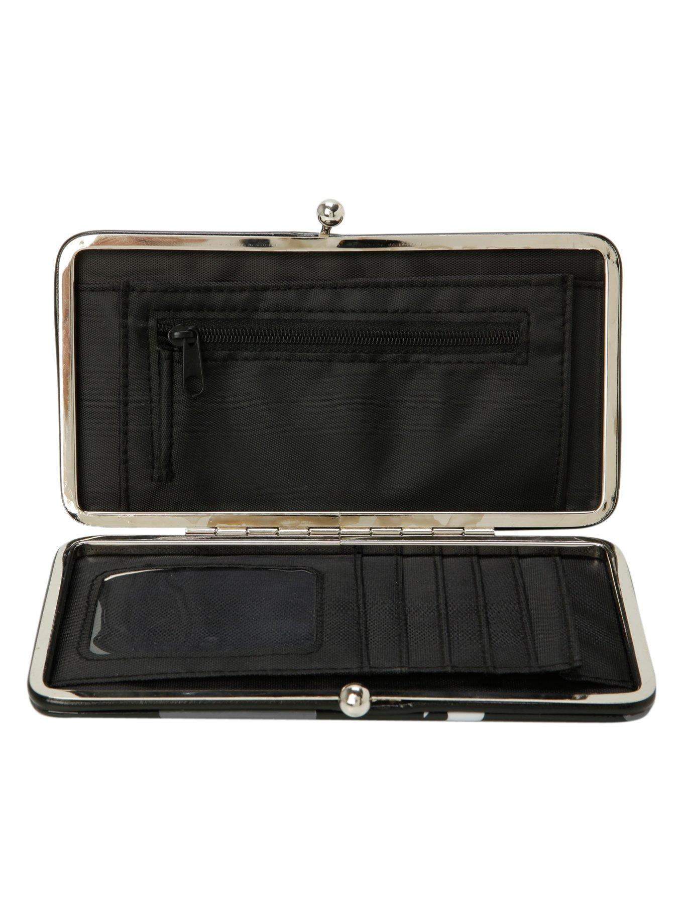 DC Comics Batman Logos Hinge Wallet, , alternate