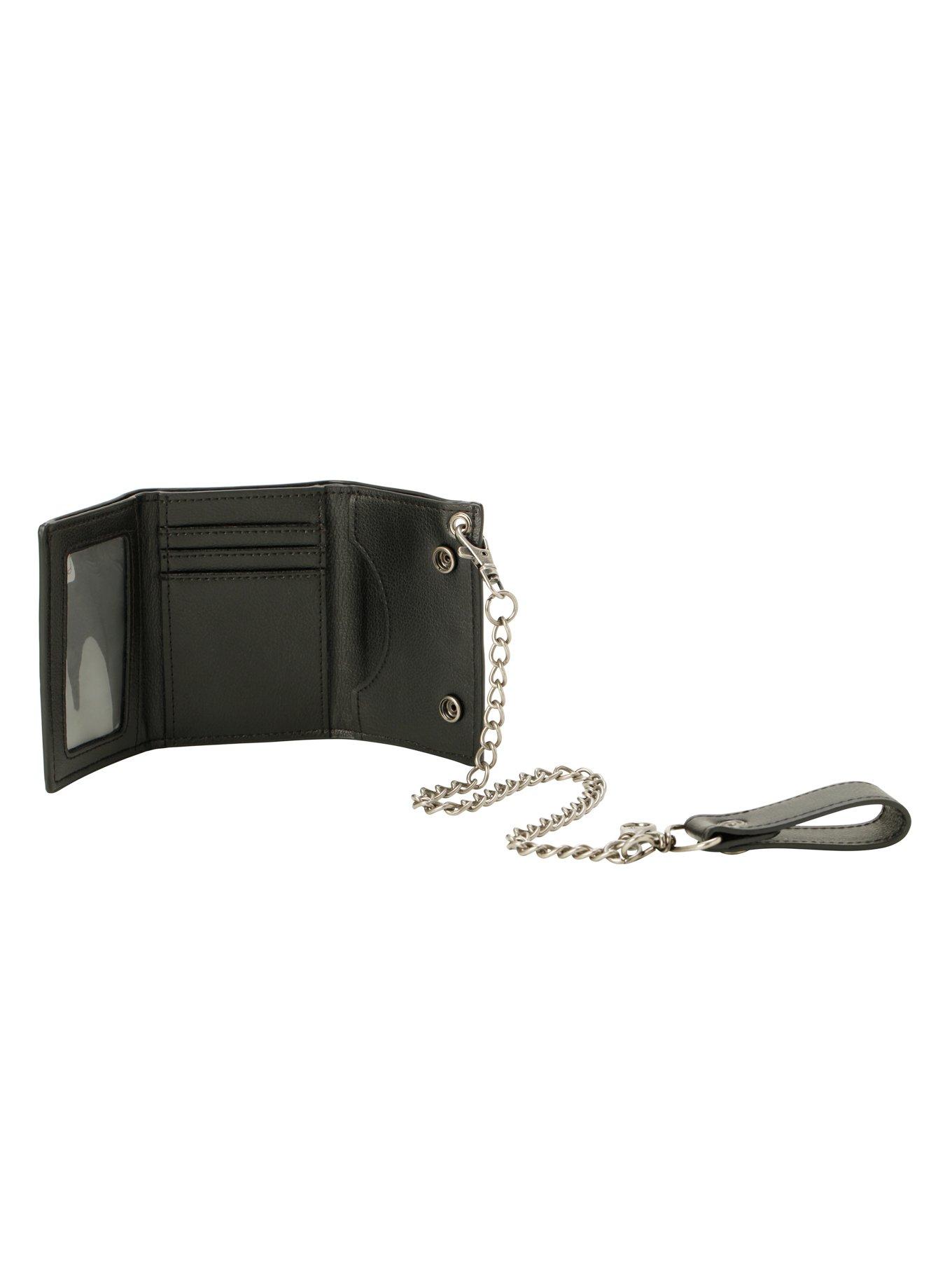 DC Comics Batman Hush Logo Chain Wallet, , alternate