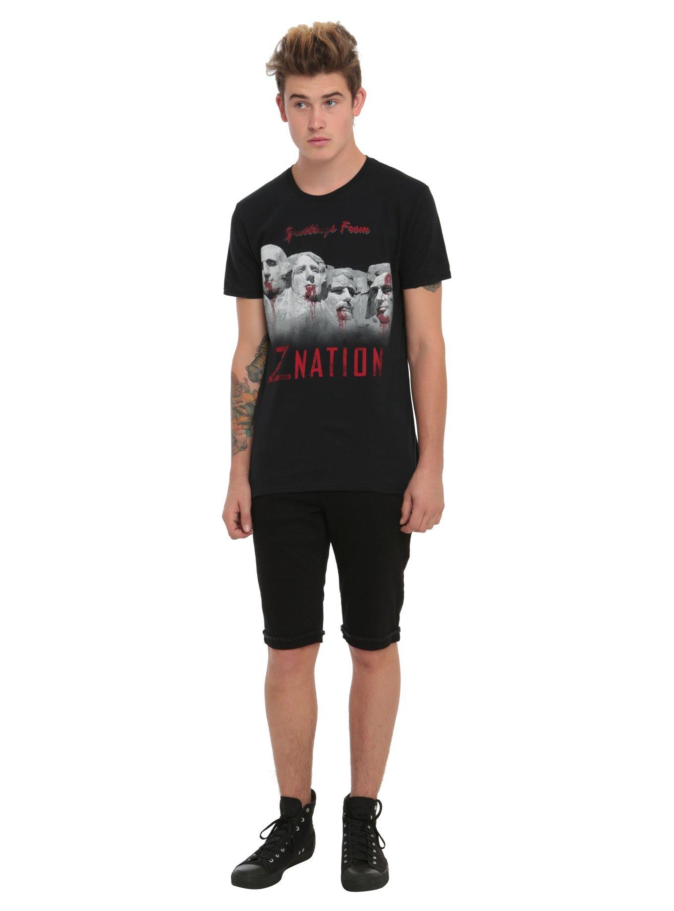 Z Nation Greetings From T-Shirt, BLACK, alternate